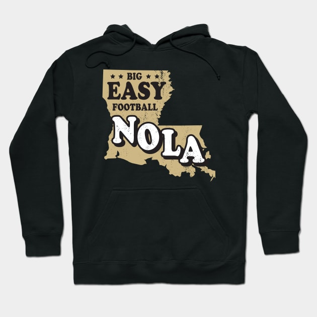 NEW ORLEANS FOOTBALL Hoodie by stayfrostybro